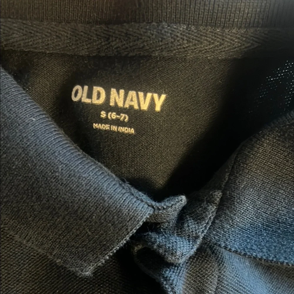 (2) Old Navy Black and White Polo Shirts Versatile Style
